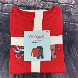 Cat & Jack 2T Toddle Sz 2 Mammoth Graphic 2-Piece Pajama Set